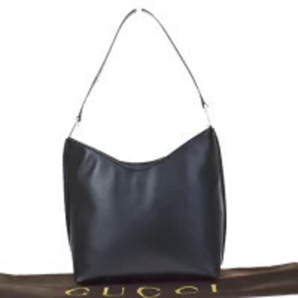 Gucci leather hobo bag Black Leather